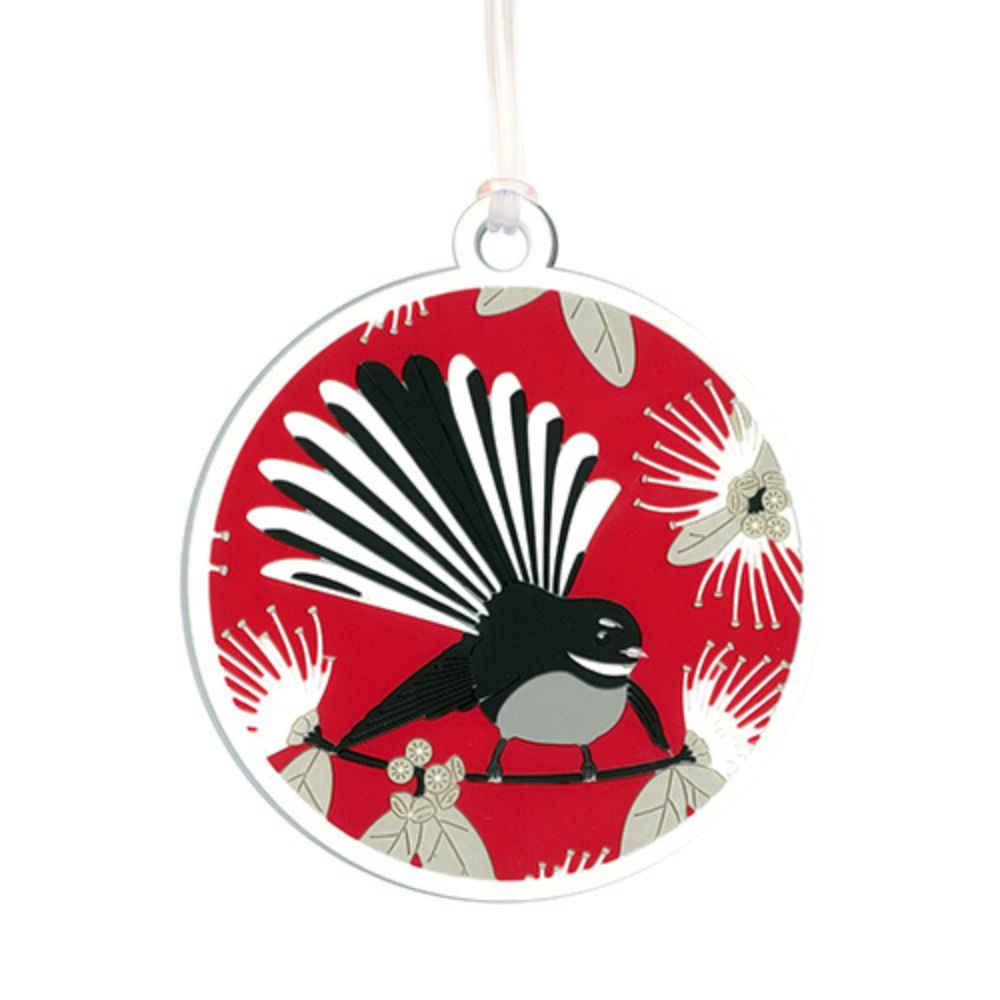 Flirting Fantail Bag Tag - Funky Gifts NZ