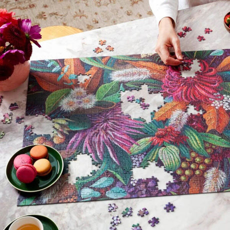 Piece House 1000 pc Puzzle - Floral Delight - Funky Gifts NZ