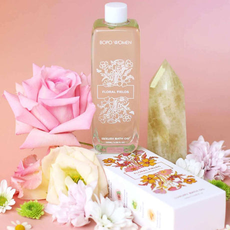 Bopo Women Floral Fields Luxury Bath Oil - Funky Gifts NZ