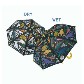 Dinosaurs - Colour Changing Umbrella - Funky Gifts NZ