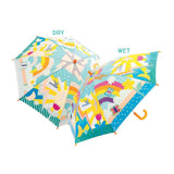 Rainbow - Colour Changing Umbrella 17" - Funky Gifts NZ