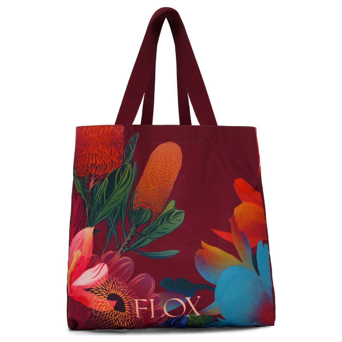 Flox Antipodes Oversize Shopper Rouge - Funky Gifts NZ