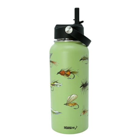 Moana Road Fly Fishing 1L Drinking Bottle - Funky Gifts NZ