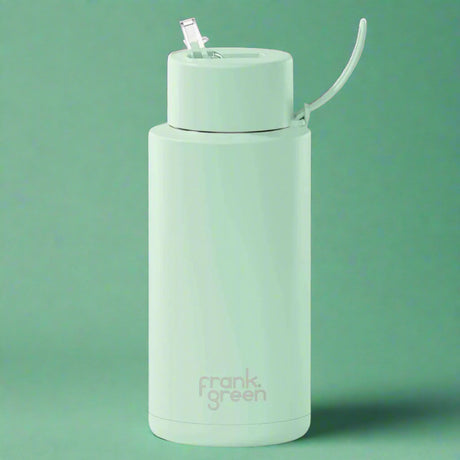 Reusable 34oz Straw Bottle - Mint Gelato - Funky Gifts NZ