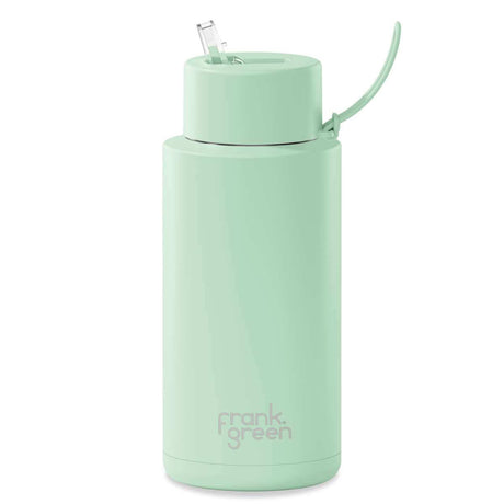 Reusable 34oz Straw Bottle - Mint Gelato - Funky Gifts NZ