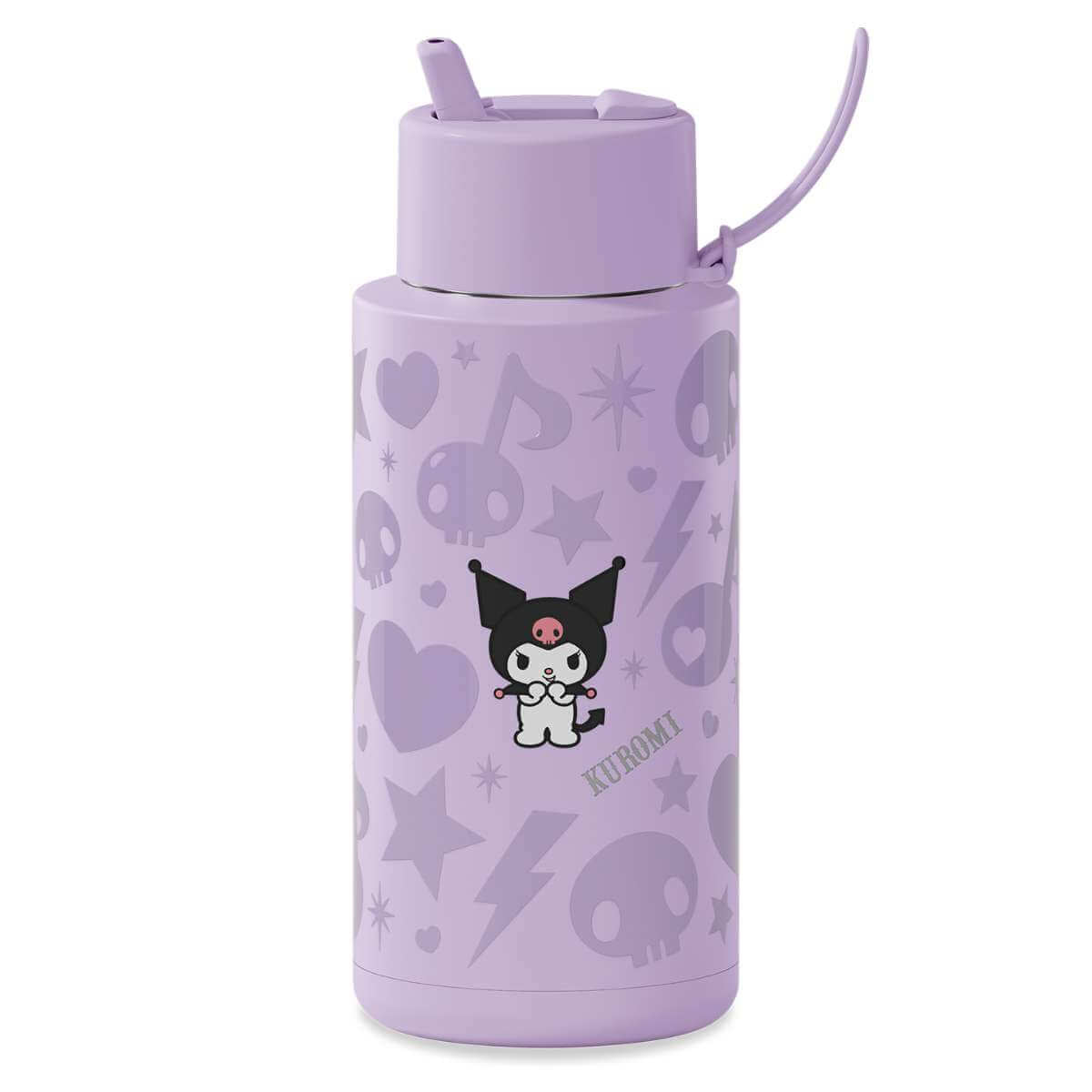 Frank Green - Reusable 34oz Straw Bottle - Kuromi - Funky Gifts NZ