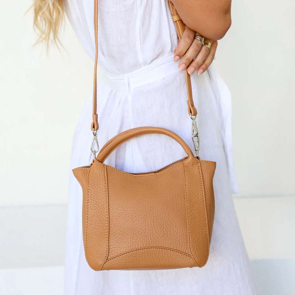 Elegant Bag - Camel - Funky Gifts NZ