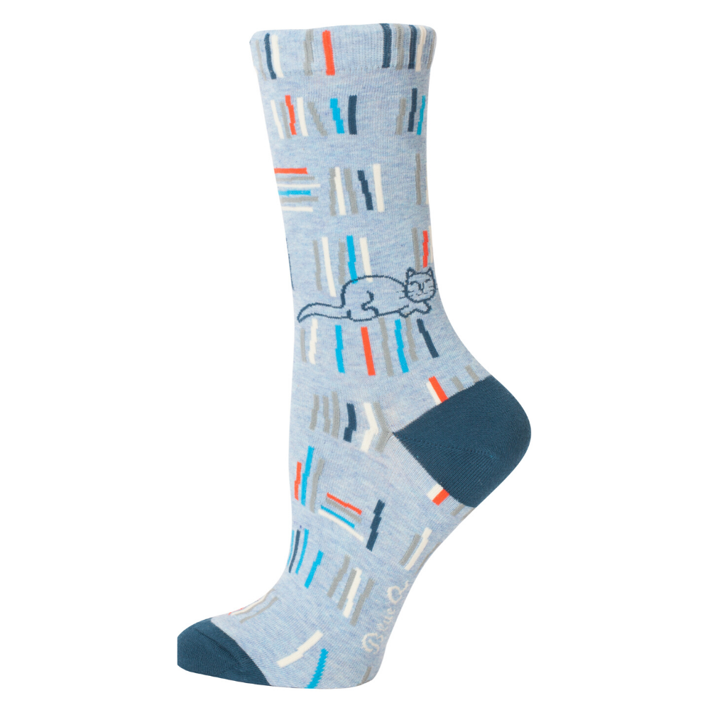 Blue Q Socks – Women's Crew – F*ck Off, I'm Reading - Funky Gifts NZ