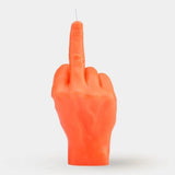 F*ck You Hand Candle- Neon Orange - Funky Gifts NZ