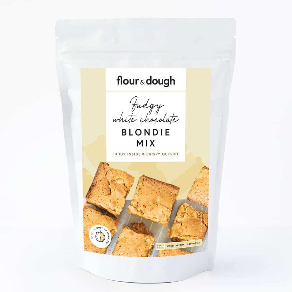 Fudgy White Chocolate Blondie Baking Mix - Funky Gifts NZ