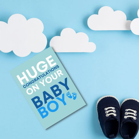 Greeting Card - Baby Boy - Funky Gifts NZ