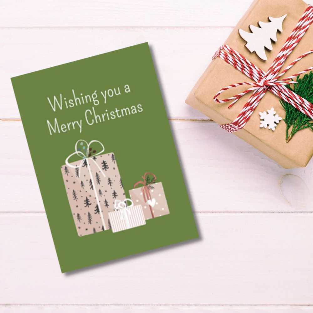 Christmas Greeting Card - Wishing You - Funky Gifts NZ