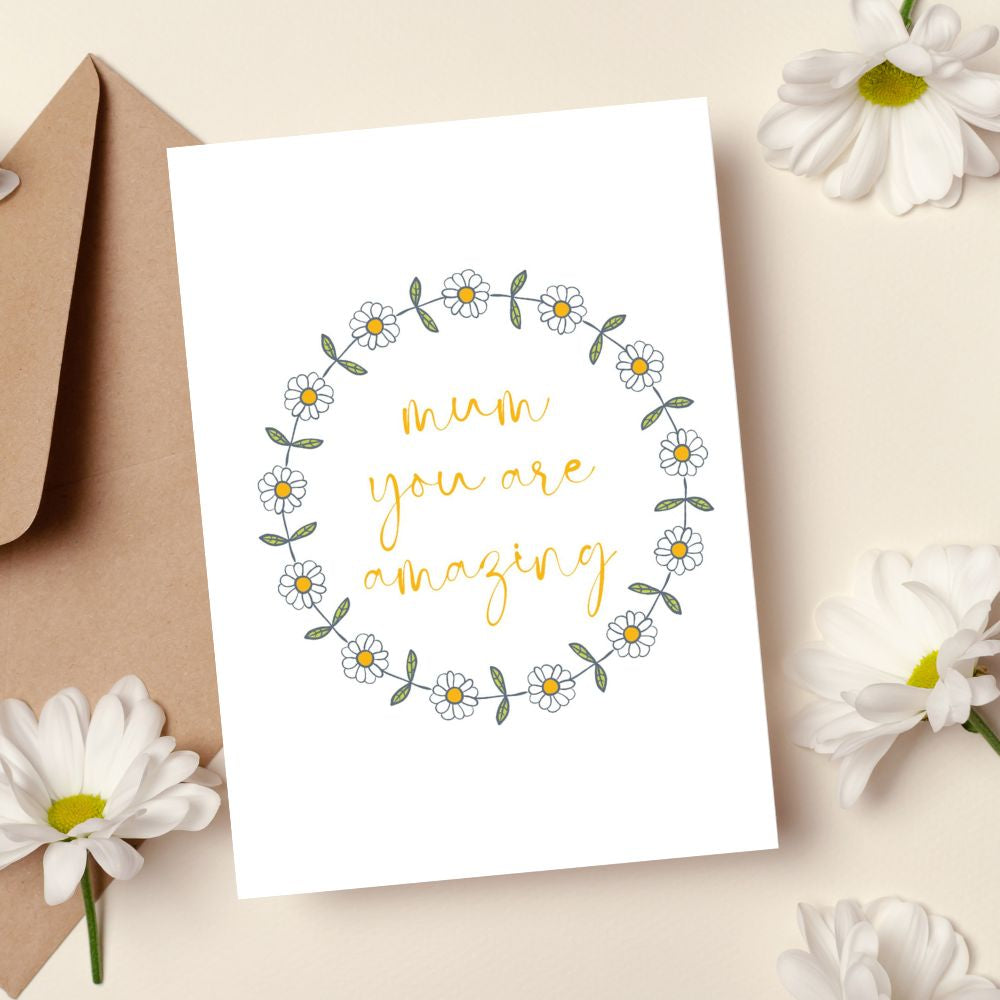 Greeting Card - Mum You Are Amazing - Funky Gifts NZ