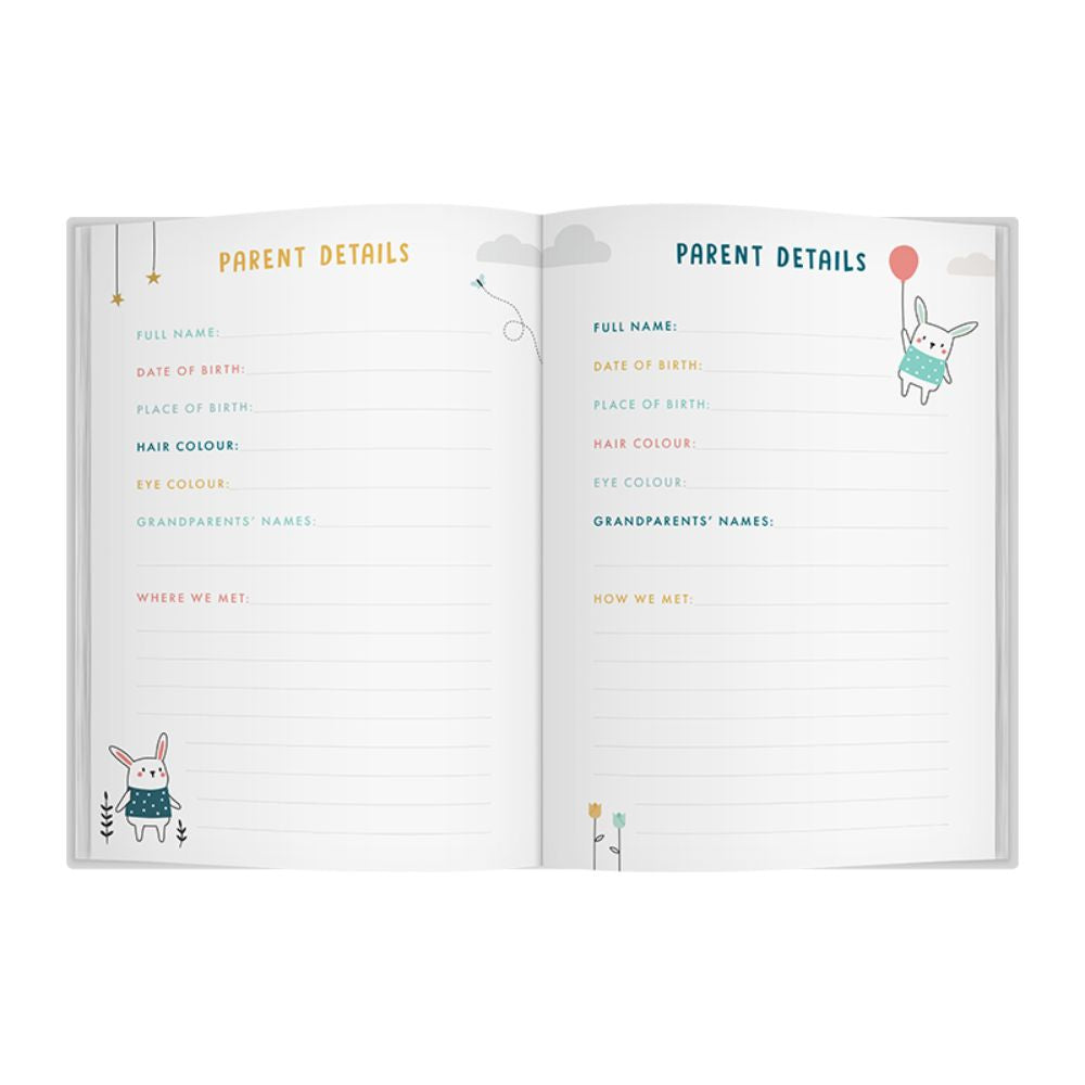 Keepsake Journal - Bump To Birthday - Funky Gifts NZ