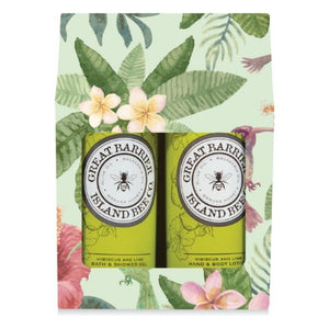 Great Barrier Island Bee Co Gift Set -  Hibiscus & Lime - Funky Gifts NZ