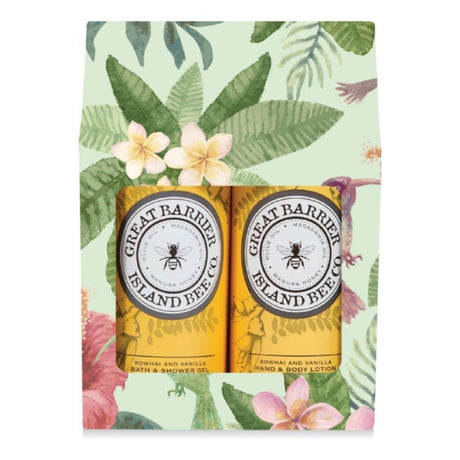 ﻿Great Barrier Island Bee Co Gift Set - Kowhai & Vanilla - Funky Gifts NZ