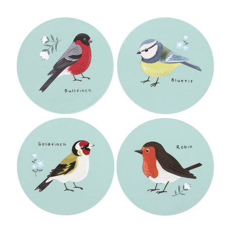 Garden Bird Coasters - Funky Gifts NZ