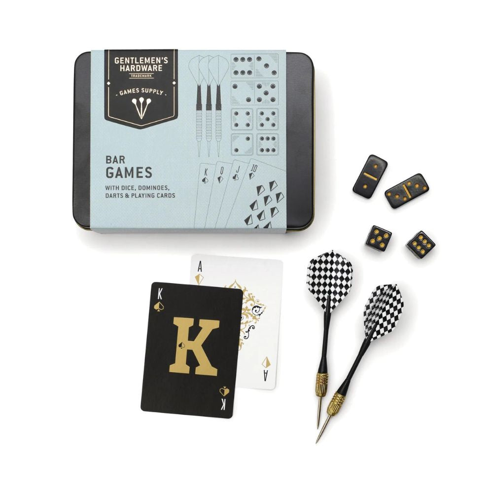 Gentlemen's Hardware - Bar Games in a Tin - Funky Gifts NZ