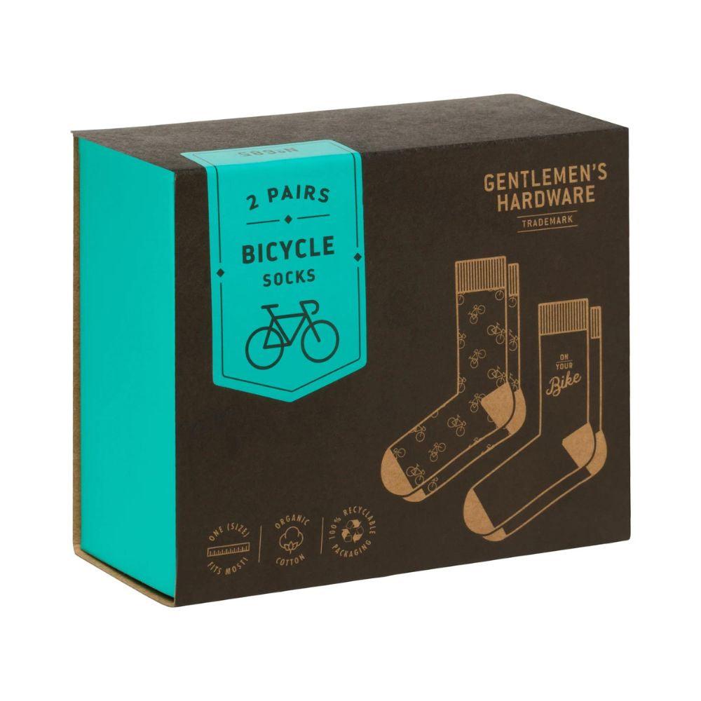 Gentlemen's Hardware - Bike Crew Socks - Funky Gifts NZ