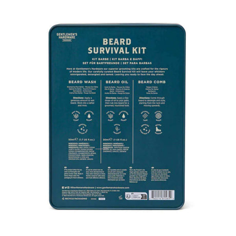 Gentlemen's Hardware - Beard Survival Kit - Funky Gifts NZ