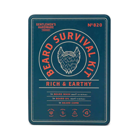 Gentlemen's Hardware - Beard Survival Kit - Funky Gifts NZ