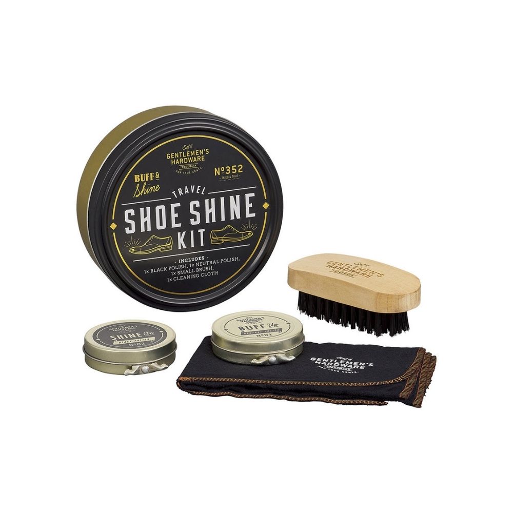 Gentlemen's Hardware - Shoe Shine Kit no.352 - Funky Gifts NZ