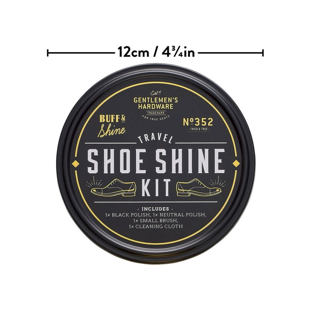 Gentlemen's Hardware - Shoe Shine Kit no.352 - Funky Gifts NZ