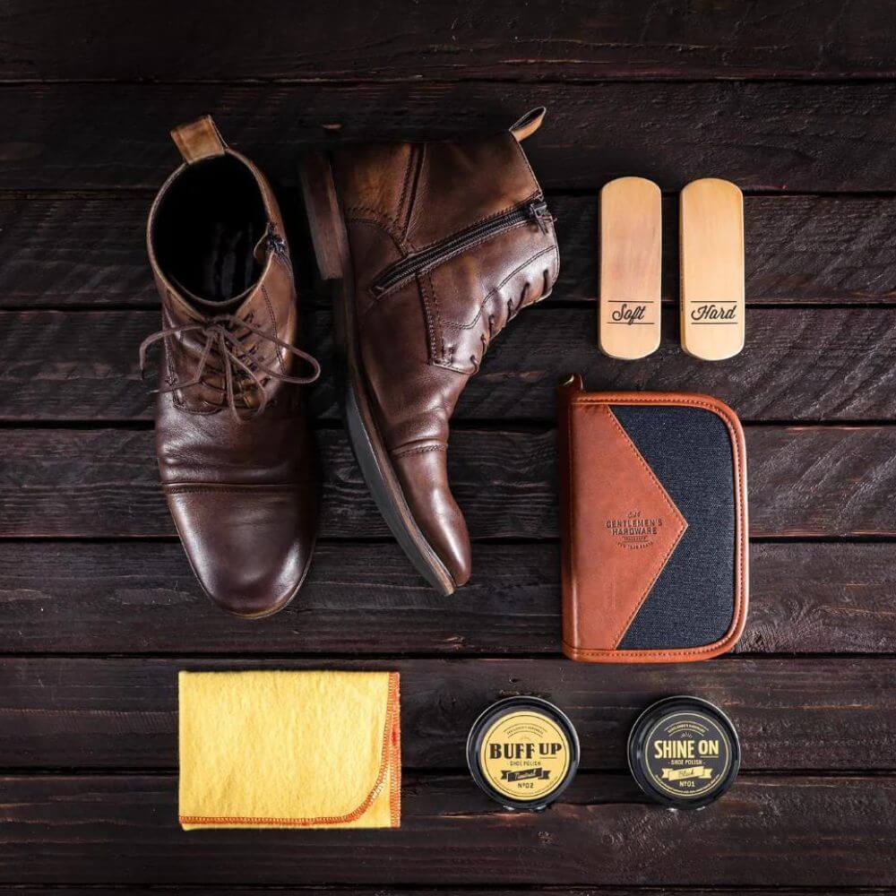 Gentlemen's Hardware - Shoe Polish Kit No.69 - Funky Gifts NZ