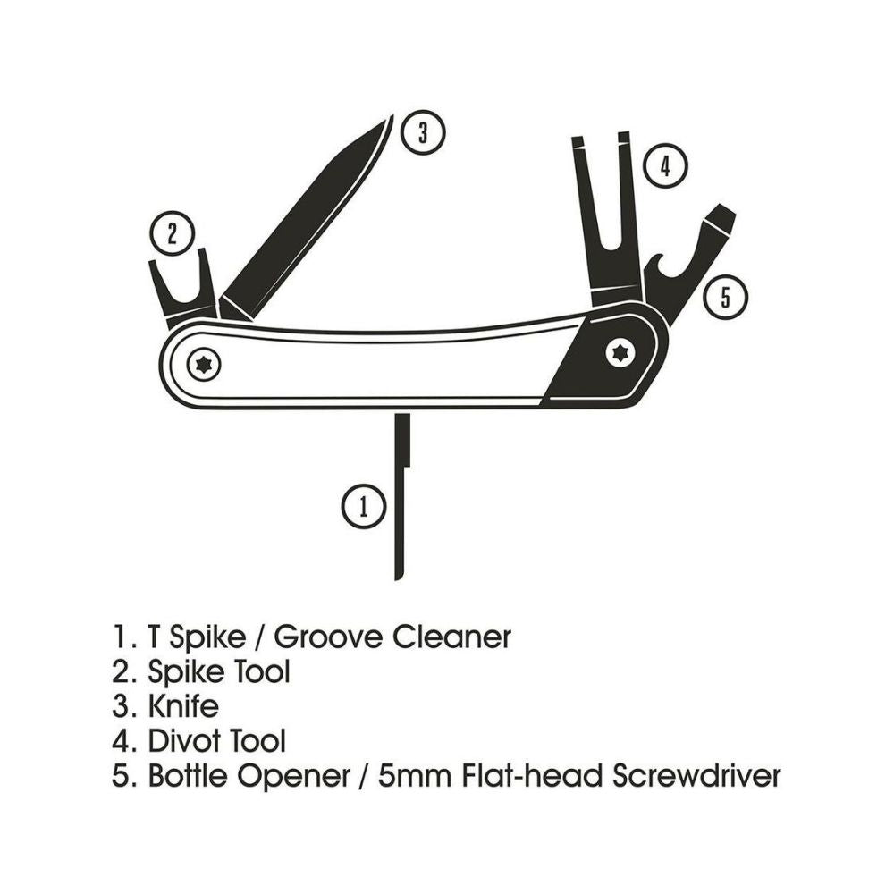 Gentlemen's Hardware - Golf Multi-Tool Hole In One No.279 - Funky Gifts NZ