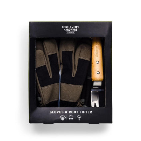 Gentlemen's Hardware Leather Gloves & Root Lifter Set - Funky Gifts NZ