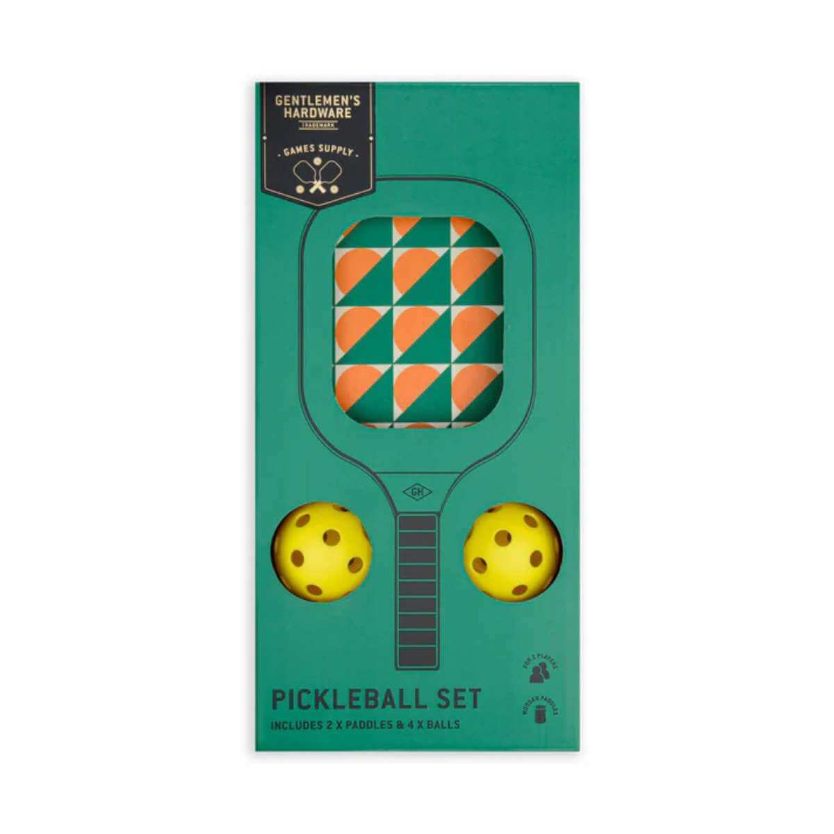 Gentlemen's Hardware - Pickle Ball Set - Funky Gifts NZ