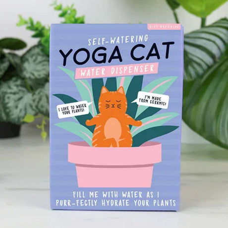 Yoga Cat Water Dispenser - Funky Gifts NZ