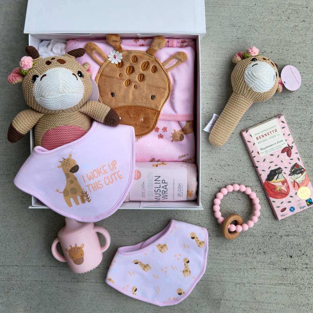 Gigi The Giraffe Baby Gift Box - Funky Gifts NZ