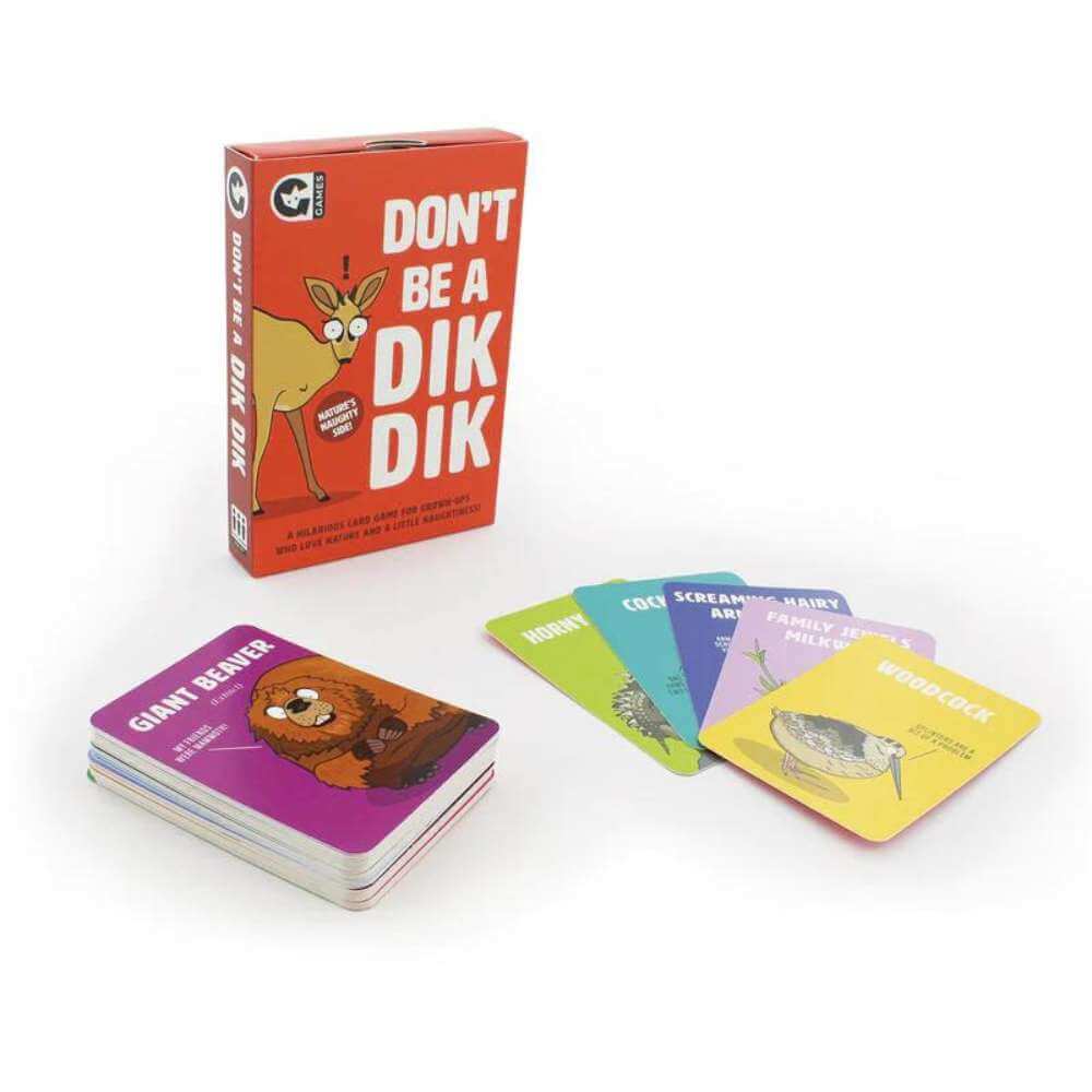 Don't Be A Dik Dik Card Game - Funky Gifts NZ