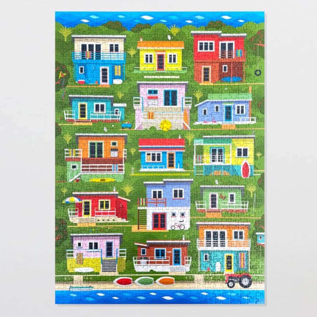 Kiwi Cribs & Baches Puzzle - Funky Gifts NZ