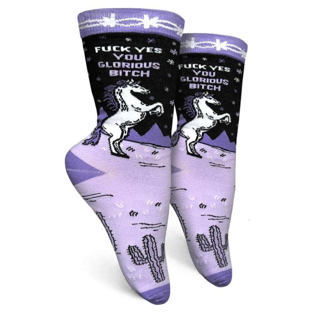 Glorious Bitch Women's Socks - Funky Gifts NZ