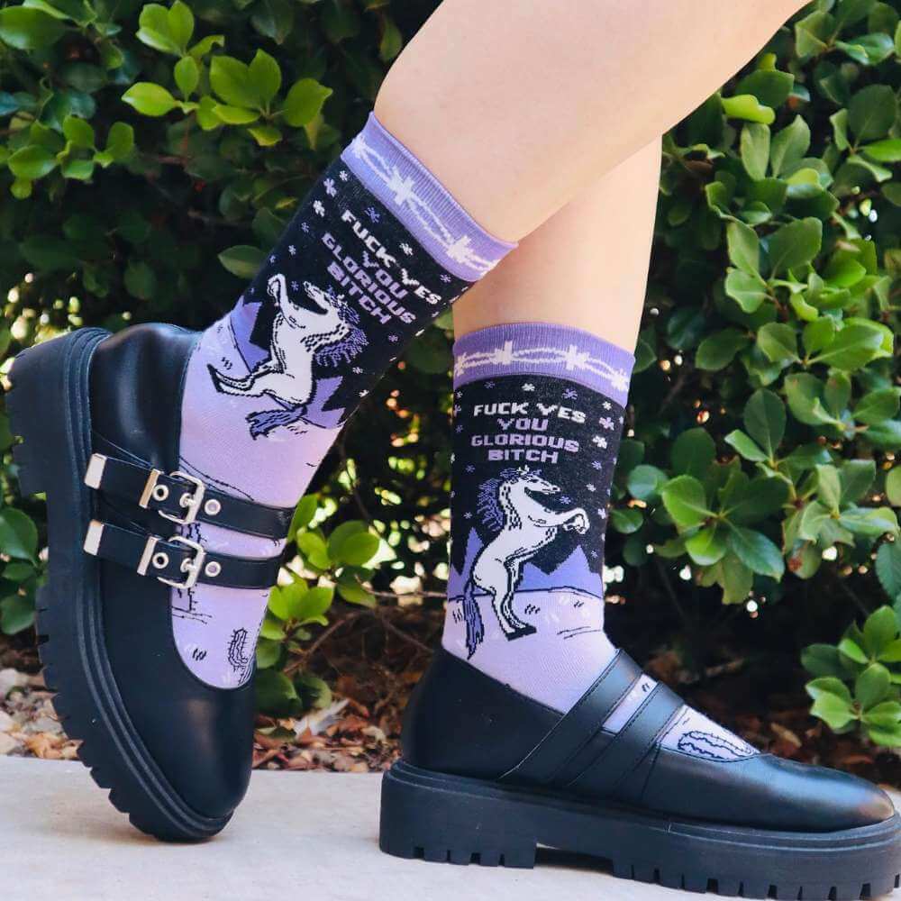 Glorious Bitch Women's Socks - Funky Gifts NZ