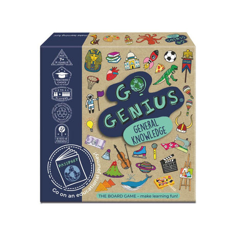 Go Genius Board Game - General Knowledge - Funky Gifts NZ