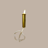 Gold Bottle Flame with Wick - Funky Gifts NZ
