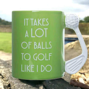 Takes A Lot Of Balls Golf Mug - Funky Gifts NZ