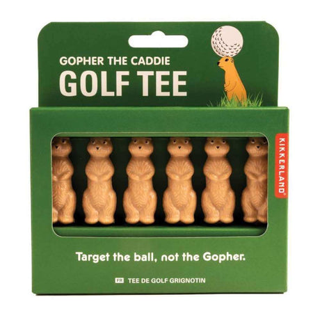 Gopher the Caddy Golf Tee - Funky Gifts NZ