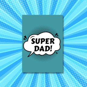 Greeting Card - Super Dad - Funky Gifts NZ