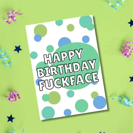 Greeting Card - Fuckface - Funky Gifts NZ
