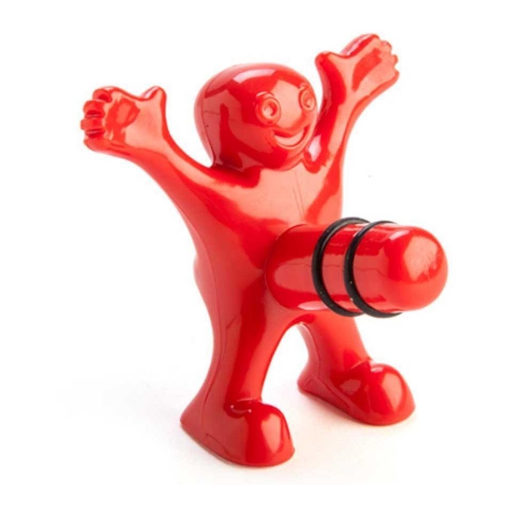 Happy Man Bottle Stopper - Funky Gifts NZ