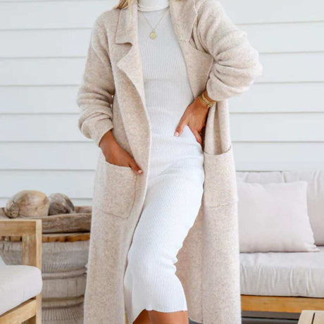 Haven Longline Cardie - Winter White - Funky Gifts NZ