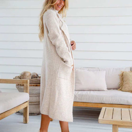 Haven Longline Cardie - Winter White - Funky Gifts NZ