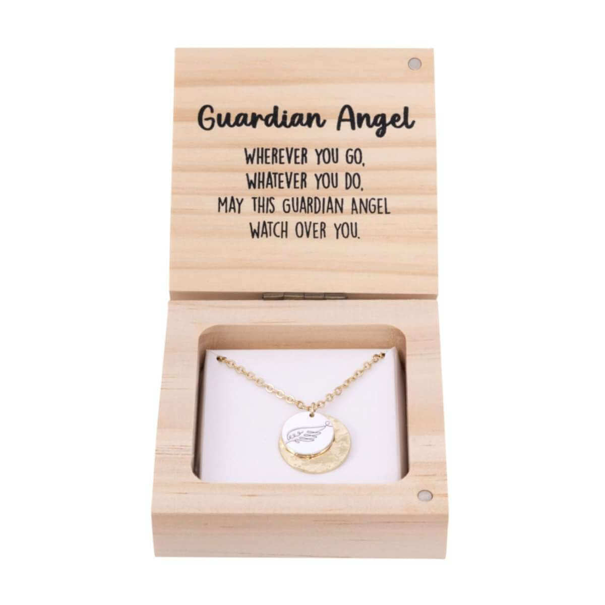 Heart & Soul Necklace - Guardian Angel - Funky Gifts NZ