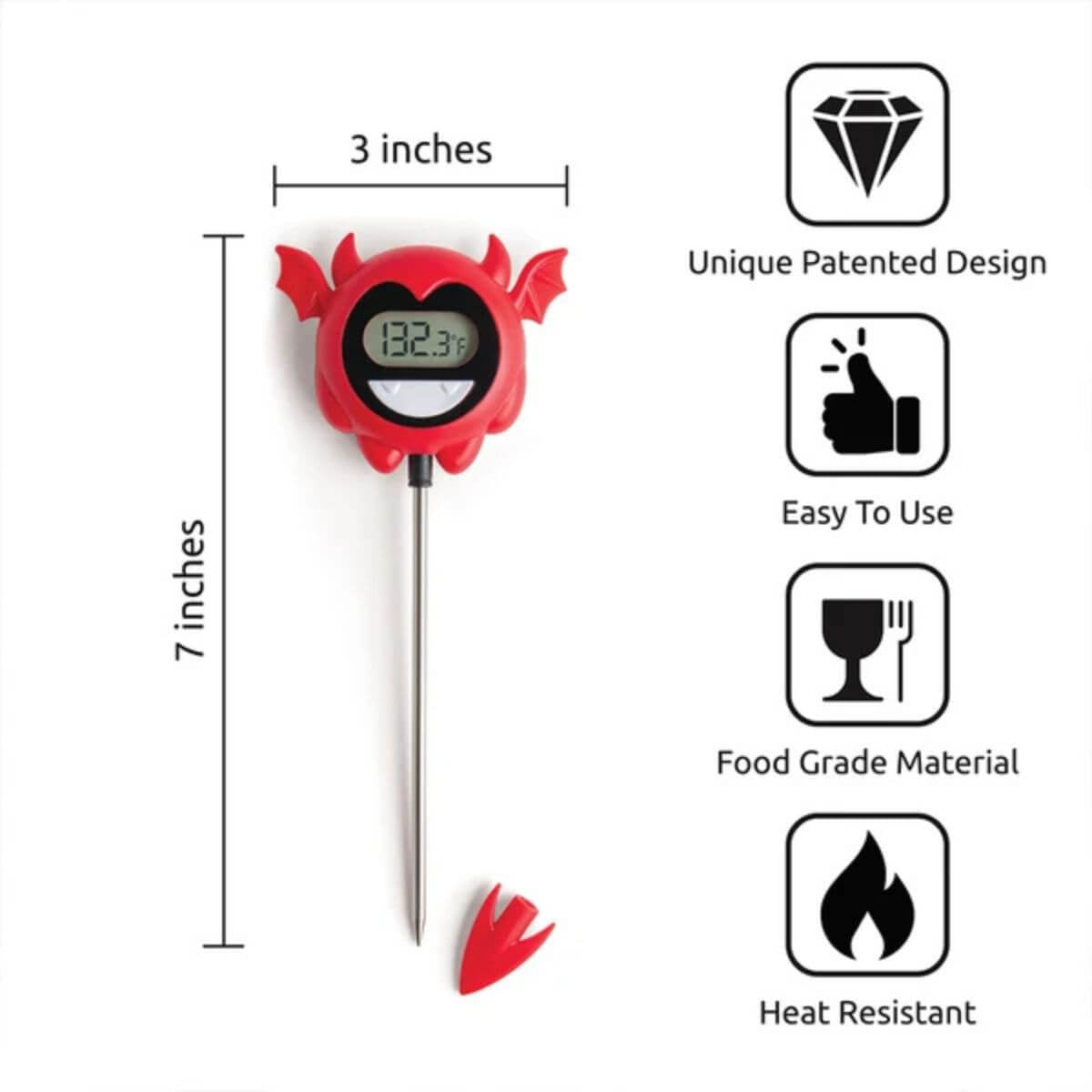 Hell Done Digital Food Thermometer - Funky Gifts NZ