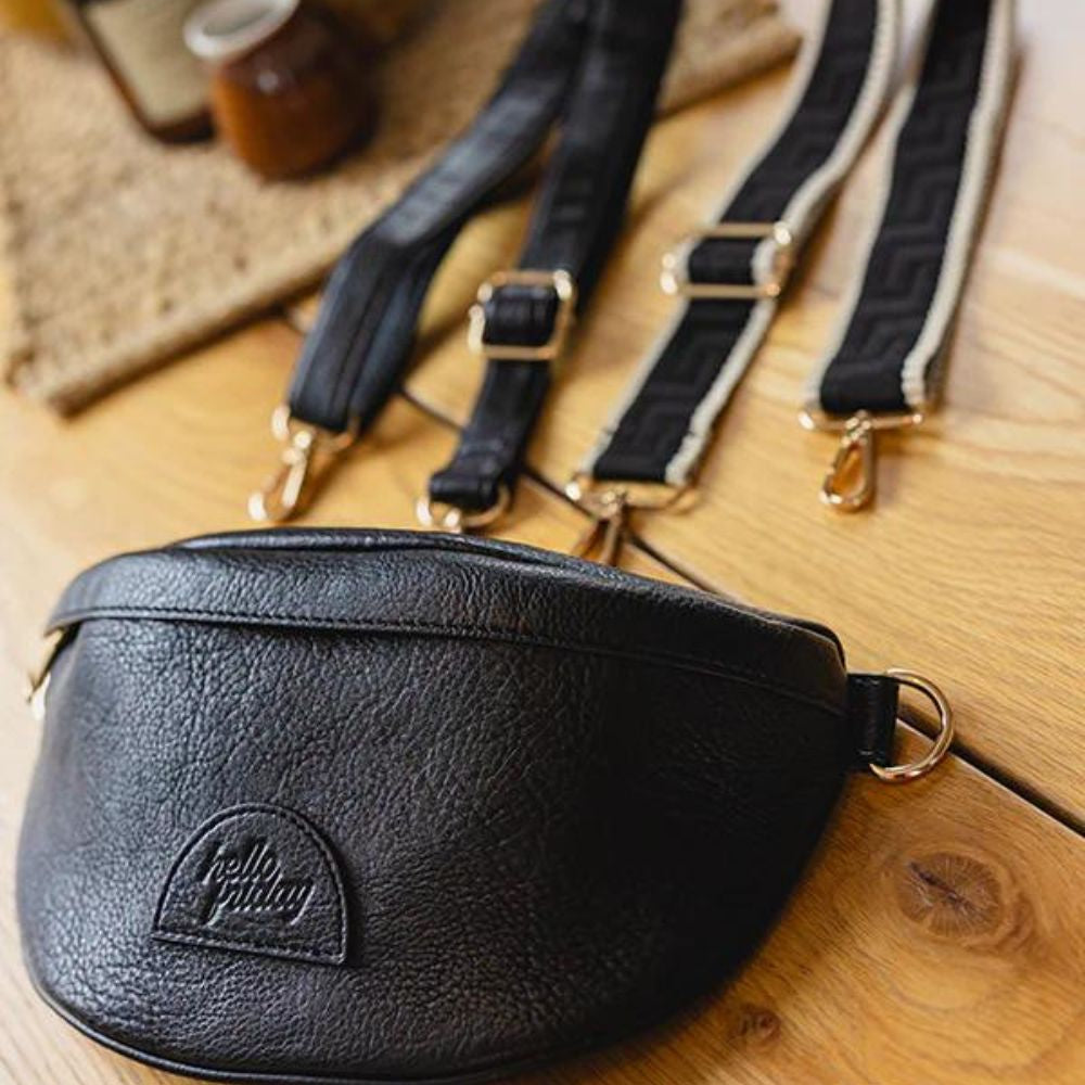 Hello Friday - Scarlett Sling Bag - Black - Funky Gifts NZ