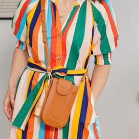 Hello Friday Lexi Phone Bag - Tan - Funky Gifts NZ